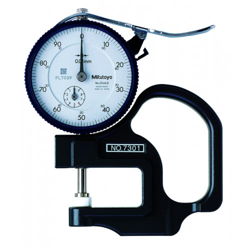Толщиномер индикаторный ТР  0- 10 0,01 (30мм) ножевидные нак., ручной 7301 Mitutoyo