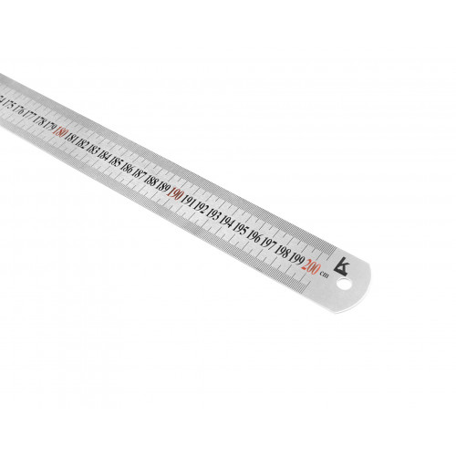 Линейка измерительная метал. 2000х40 (госреестр № 74468-19) КЛБ*