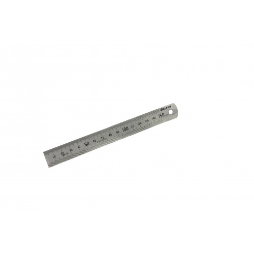 Линейка измерительная  150х19мм металлическая с поверкой МИК
