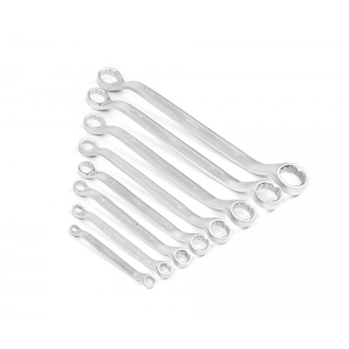 Набор ключей накидн.двуст. 8шт. (6-24) в клипсеHOR