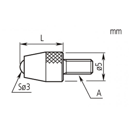 Наконечник ANSI/AGD 21BZB005 Mitutoyo