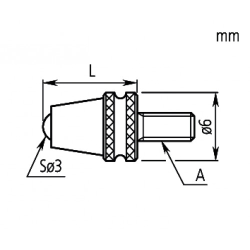 Наконечник ANSI/AGD 21BZB005 Mitutoyo