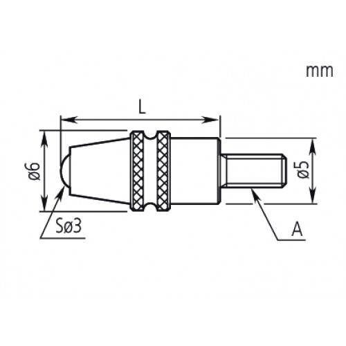 Наконечник ANSI/AGD 21BZB005 Mitutoyo