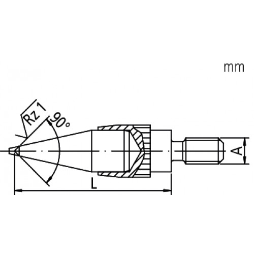 Наконечник твердосплавный 120068 Mitutoyo