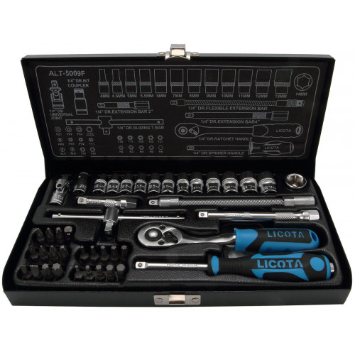Licota ALT-5009F Набор торцевых головок 1/4