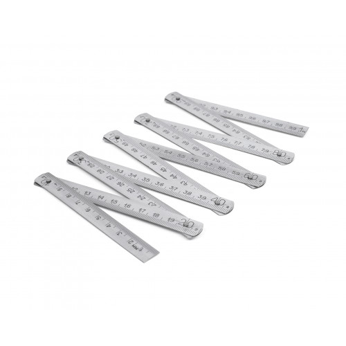 Метр складной металлический