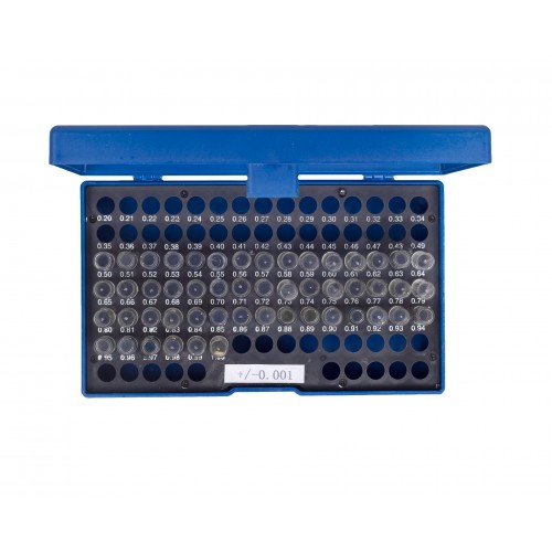 Набор гладких калибров  0,50- 1,00 +/-0,001 шаг 0,01 51шт МИК
