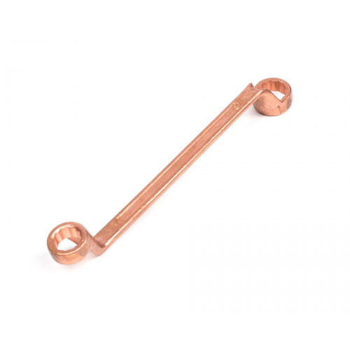 Ключ накид. двуст. 17x22 омедн. SIT