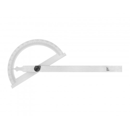 Угломер нониусный 0-180° (150х200мм, 1°) транспортир