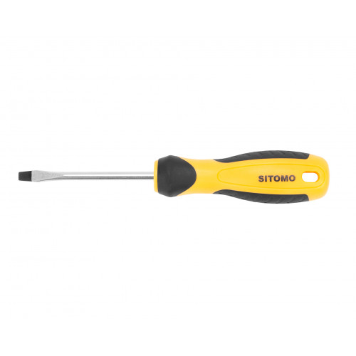 Отвертка шлиц. 5х75 CrV SIT*