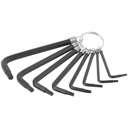 Ключи TORX 8 шт. CrV Т9-Т40 на кольце