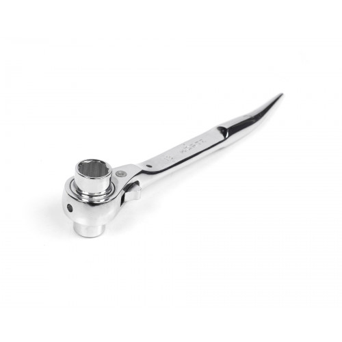 Ключ торцевой трещоточный укороченный 11х13 хром HOR