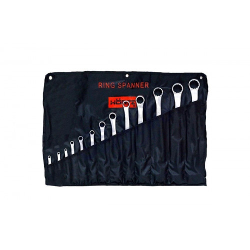 Набор ключей накидн.двуст.13шт. (6-41) хром.HOR