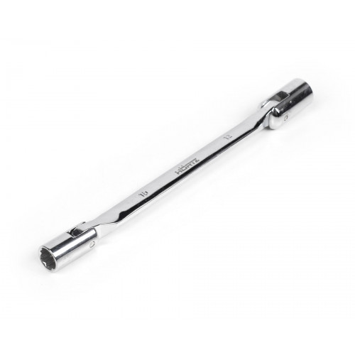 Ключ торцевой шарнирный 10х12 хромированный HOR