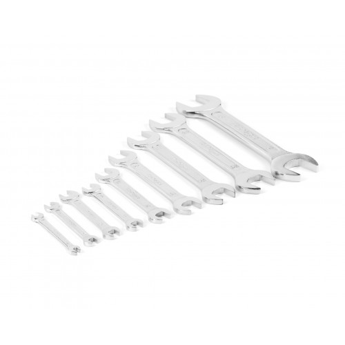 Набор ключей гаечных (рожковых) двусторонних 9 шт. (6-41) хромированных HORTZ