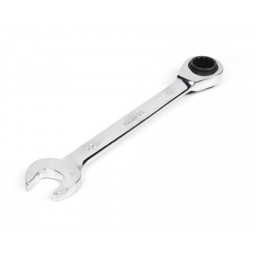 Ключ 3 в 1 комбинированный трещоточный реверсивный 19х21-22 хромированный HOR