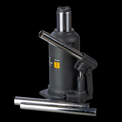 RUNTEC RT-WJ5 Домкрат бутылочный, двухштоковый,профессиональный 5 т, 230-500 мм