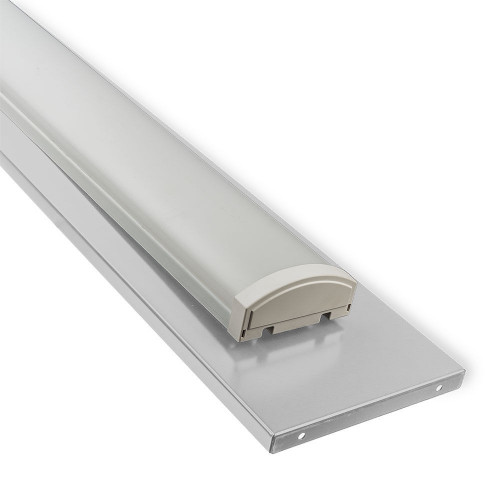 RUNTEC LA12-7035 Полка с лампой для верстака 1200 мм (светло-серый)