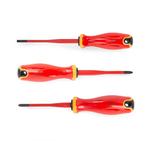 Набор диэлектрических отверток Отвертка диэлектрическая PH/FL2x100 серия СЛИМ (КВТ)