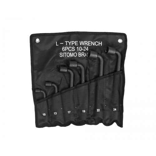 Набор ключей торц.изогн. 6шт. (10-24) SIT