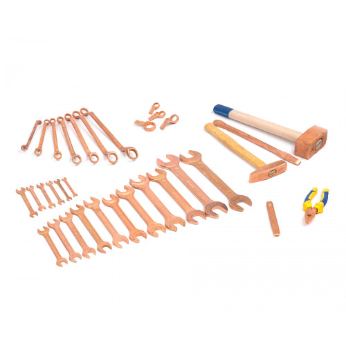 Набор инструмента (33 предмета) омедненный