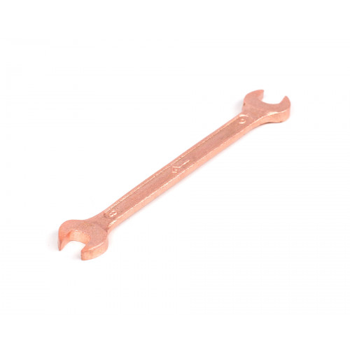 Ключ гаечный рожковый двусторонний   8x 9 омедненный