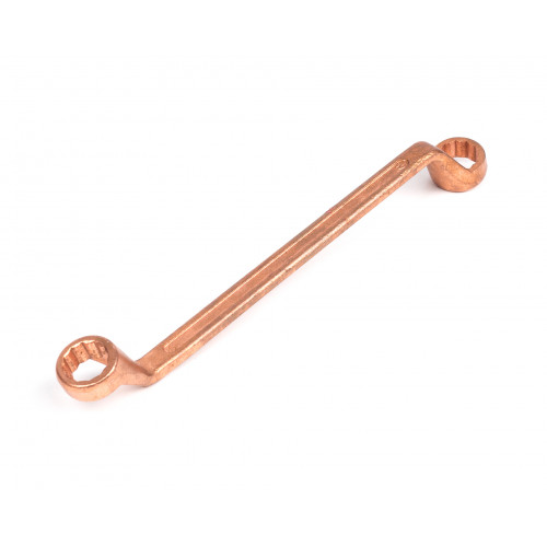 Ключ накидной двусторонний 17x19 омедненный SIT