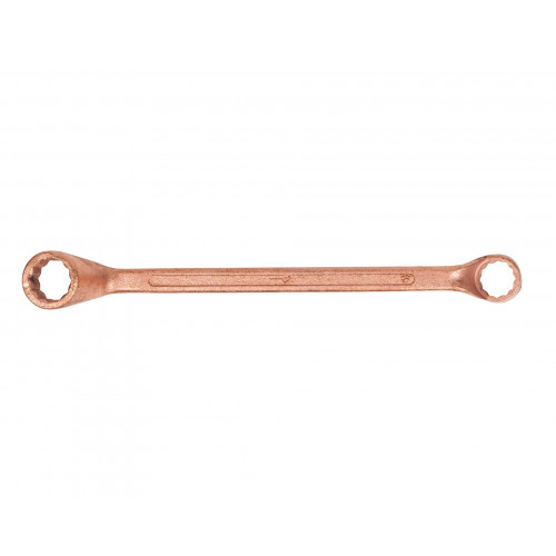 Ключ накидной двусторонний 19x22 омедненный SIT