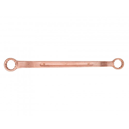 Ключ накидной двусторонний 36x41 омедненный SIT