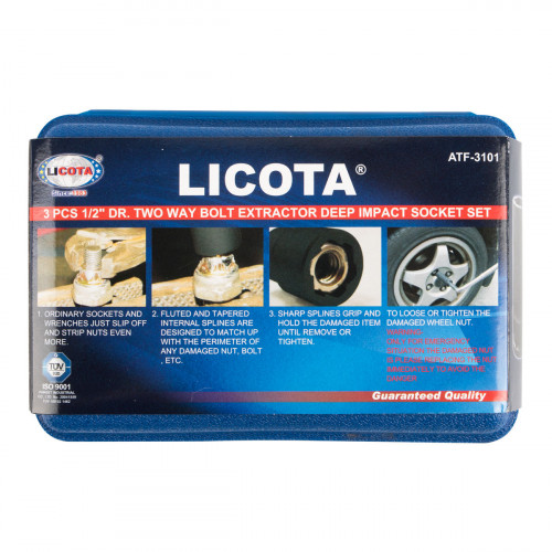Licota ATF-3101 Набор головок для скругленного крепежа