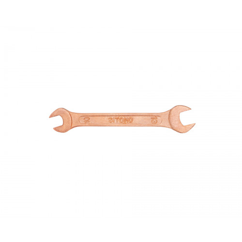 Ключ гаечный рожковый двусторонний  10x13 омедненный SIT