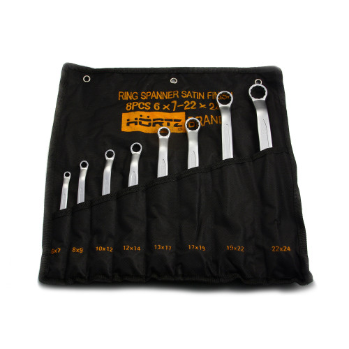 Набор ключей накидн.двуст.10шт. (6-30) сат.фин.HOR