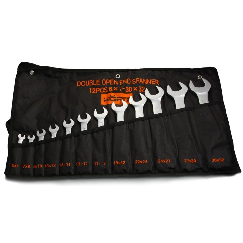 Набор ключей гаеч.двуст. 12шт. (6-32) Satin FinishHOR