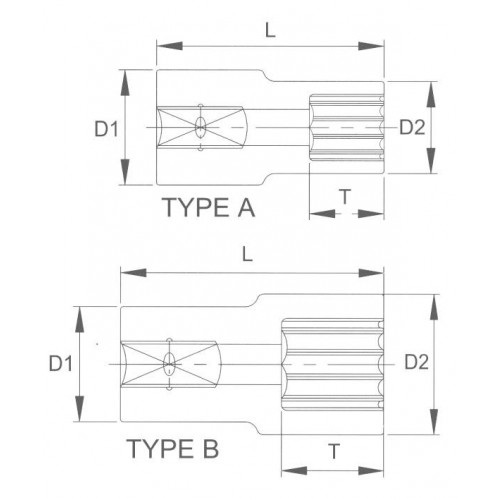 Licota R2011 Головка торцевая super lock 1/4