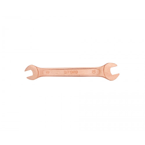 Ключ гаечный рожковый двусторонний   8x10 омедненный SIT