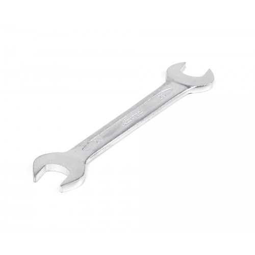 Ключ гаечный рожковый двусторонний  21x23 хромированный HOR