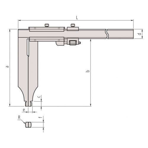 Штангенциркуль ШЦ-3- 500/20