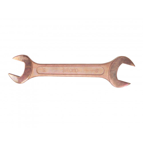Ключ гаечный рожковый двусторонний  65x70 омедненный SIT