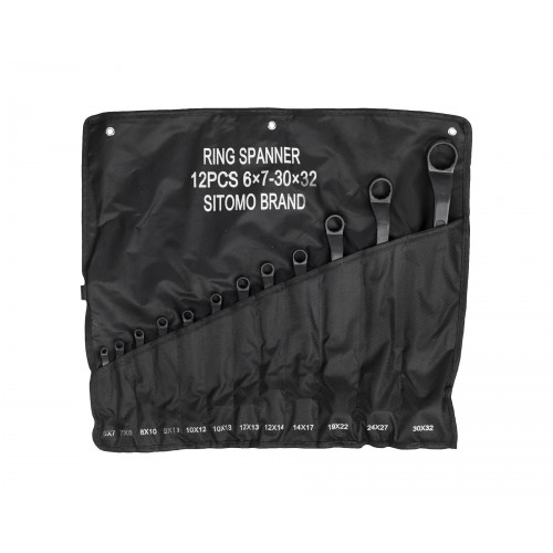 Набор ключей накидн.двуст. 12шт. (8-32) SIT