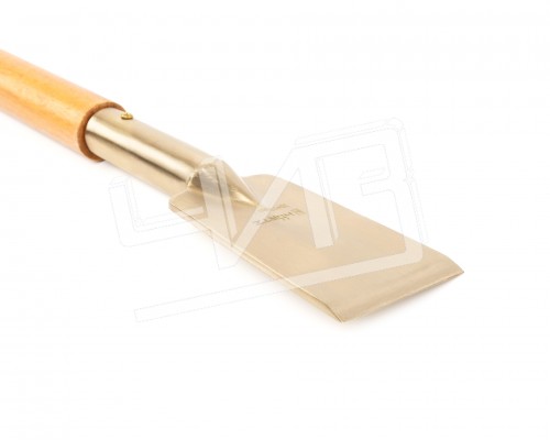 Молоток слесарный квадратный боек 0,5 кг латунь рукоятка дерево искробезопасный,  HORTZ