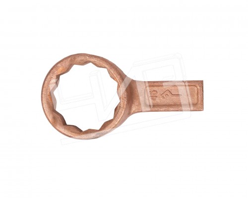 Ключ накидной односторонний  46 омедненный