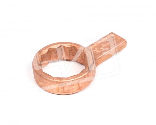 Ключ накидной односторонний  46 омедненный