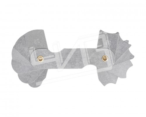 Набор шаблонов радиусных №2 (R 8-25мм) CNIC