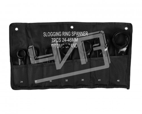 Набор ключей накидн. ударных 7 шт.  (24-46) SIT