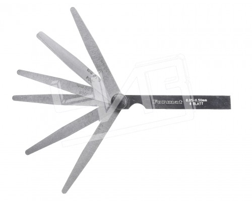 Набор щупов 0,05-0,5 8шт. 045158001 FORMAT