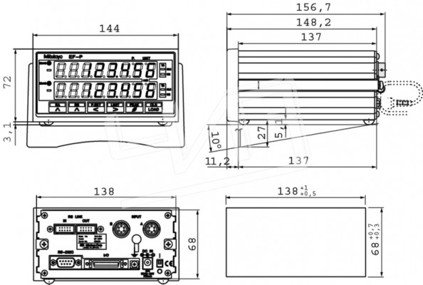 Блок индикации EH-101P LG 542-075D Mitutoyo