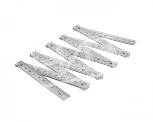 Метр складной металлический