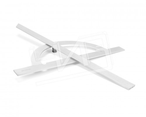 Угломер нониусный 10-170° (300x600мм 1°) регулир.рейка