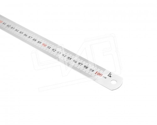 Линейка измерительная метал. 1000х35 дв шк (госреестр № 74468-19) КЛБ*