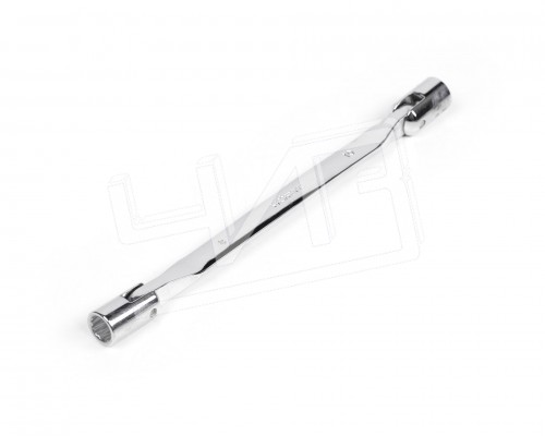 Ключ торцевой шарнирный  8х10 хромированный HORTZ